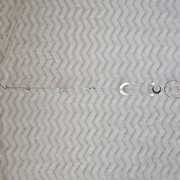 Hand Crafted Silver Moon And Stars Sun Catcher - Picture 4 of 4